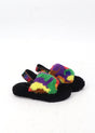 Image for Kids Girl's Fur Slippers,Multi