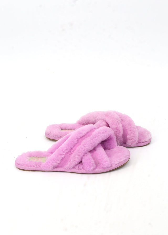 Image for Women's Fur Slippers,Pink