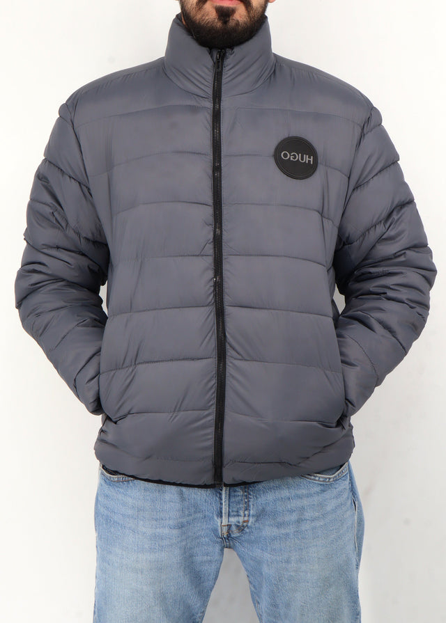 Image for Men's Quilted Jacket,Grey