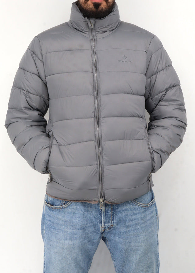 Image for Men's Quilted Jacket,Grey