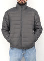 Image for Men's Quilted Jacket,Grey