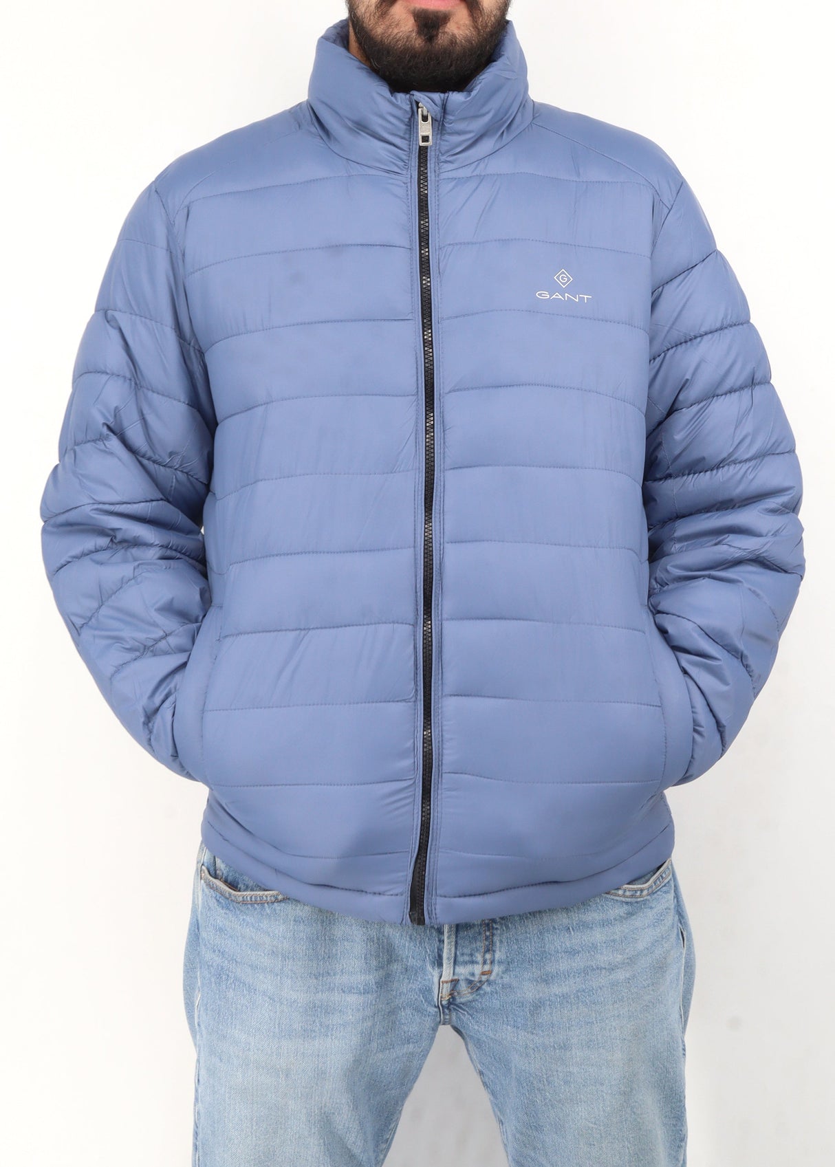 Image for Men's Quilted Jacket,Blue