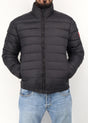 Image for Men's Quilted Jacket,Black