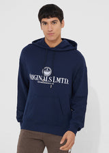 Image for Men's Embroidered Hoodie,Navy