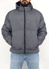 Image for Men's Quilted Jacket,Grey