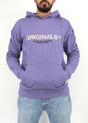 Image for Men's Embroidered Hoodie,Lilac