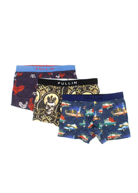 Image for Men's 3 Pack Graphic Printed Boxer Set,Multi