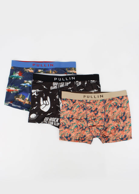 Image for Men's 3 Pack Graphic Printed Boxer Set,Multi