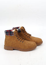 Image for Men's Plain Ankle Boots,Brown