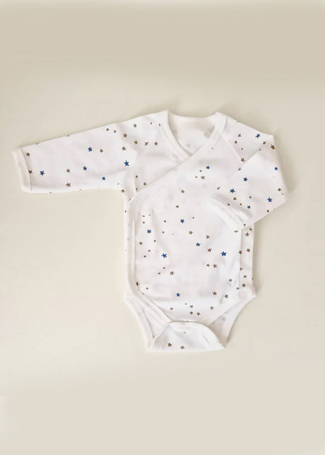 Image for Kids Boy's Star Printed Bodysuit,White