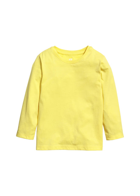 Image for Kids Boy's Plain Top,Yellow