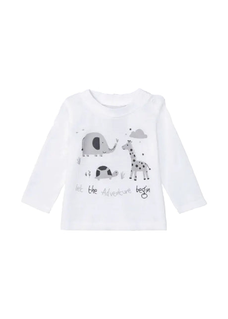 Image for Kids Girl's Graphic Printed Top,White