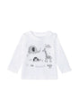 Image for Kids Girl's Graphic Printed Top,White