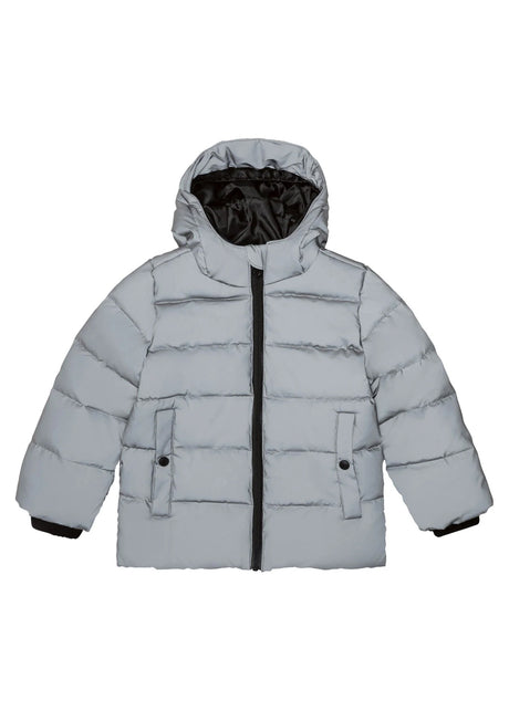 Image for Kids Girl's Quilted Jacket,Grey