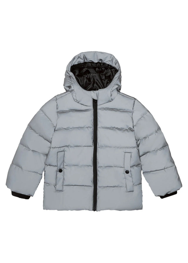 Image for Kids Girl's Quilted Jacket,Grey