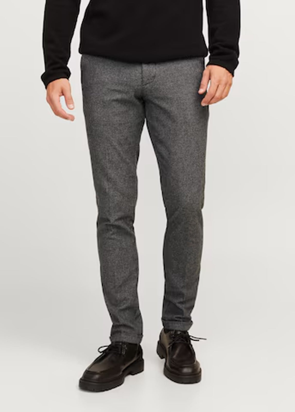 Image for Men's Textured Classic Pants,Grey