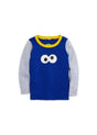 Image for Kids Boy's Colorblocked Top,Blue/Grey