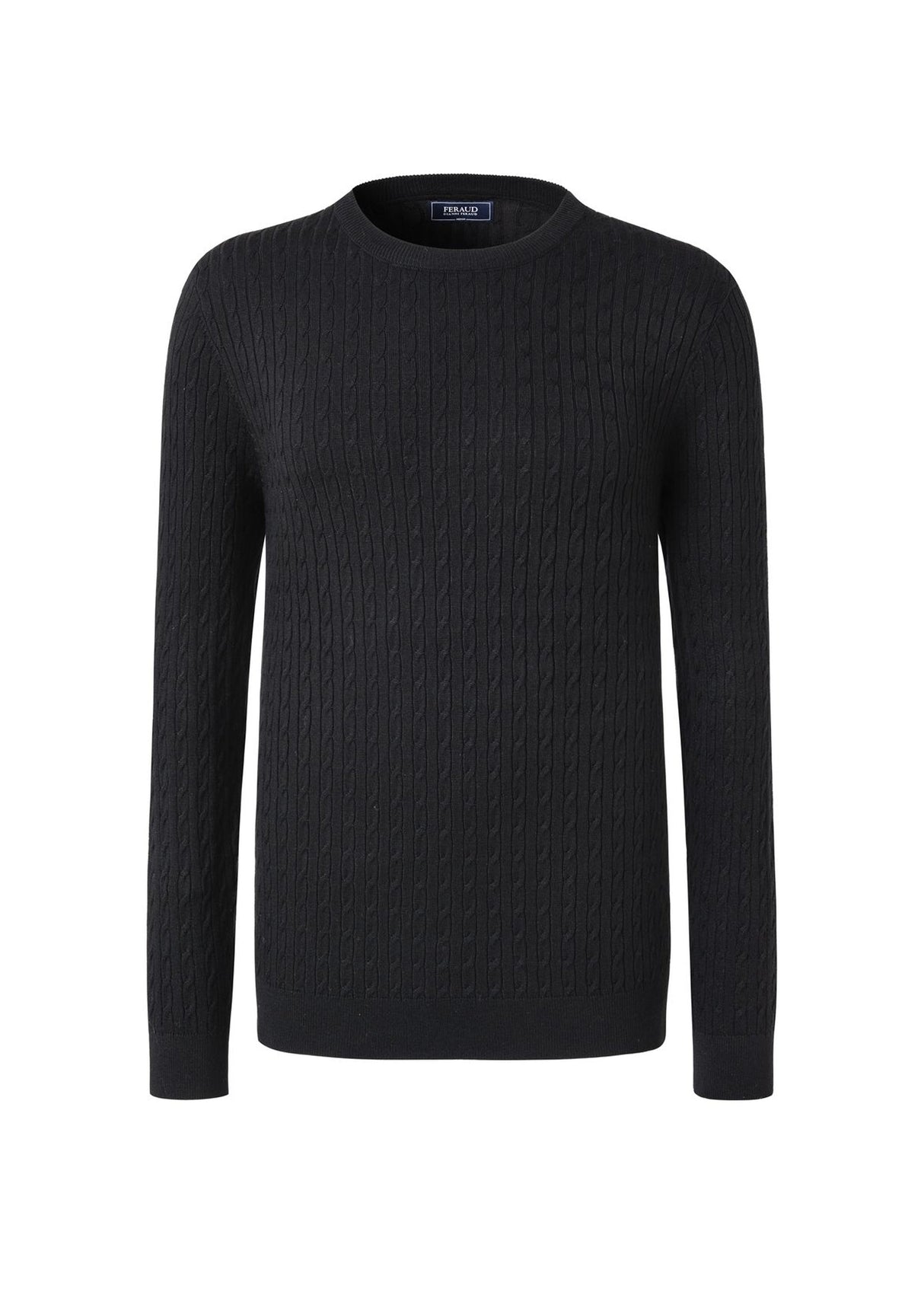 Image for Men's Textured Sweater,Black