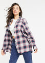 Image for Women's Plaid Dress Shirt,Multi