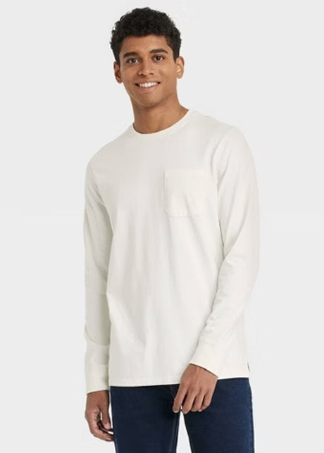 Image for Men's Plain Top,Light Beige