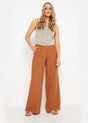 Image for Women's Cropped Sleepwear Pants,Burnt Orange