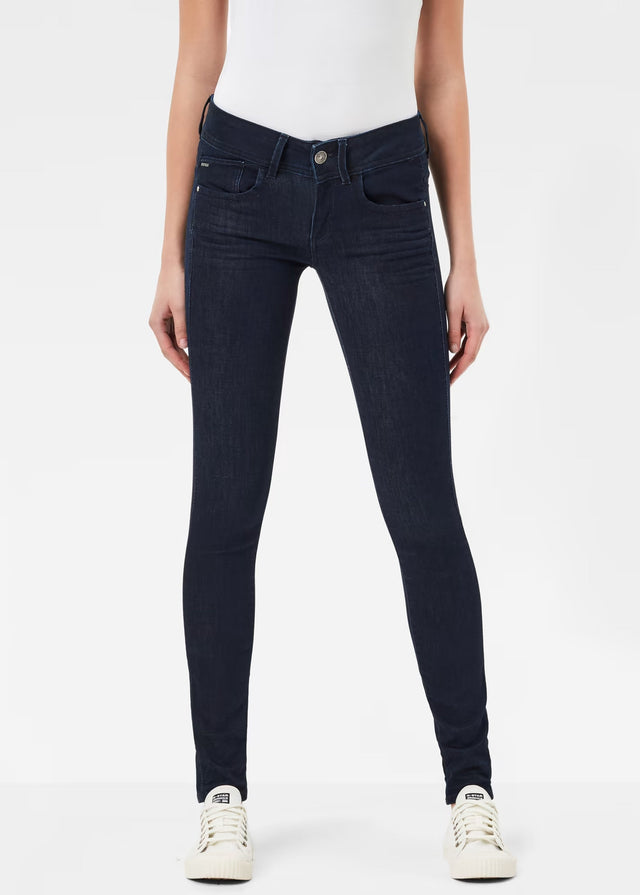 Image for Women's Plain Skinny Jeans,Navy