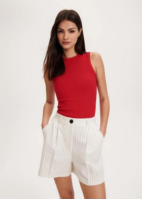 Image for Women's Cropped Knit Sweater,Red