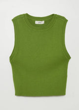 Image for Women's Cropped Knit Sweater,Green