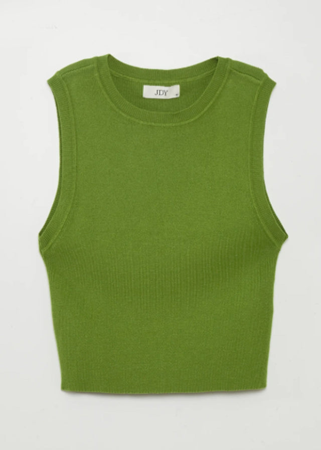 Image for Women's Cropped Knit Sweater,Green