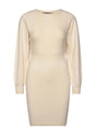 Image for Women's Plain Sweater Dress,Beige