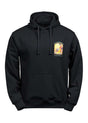 Image for Men's Graphic Printed Hoodie,Black