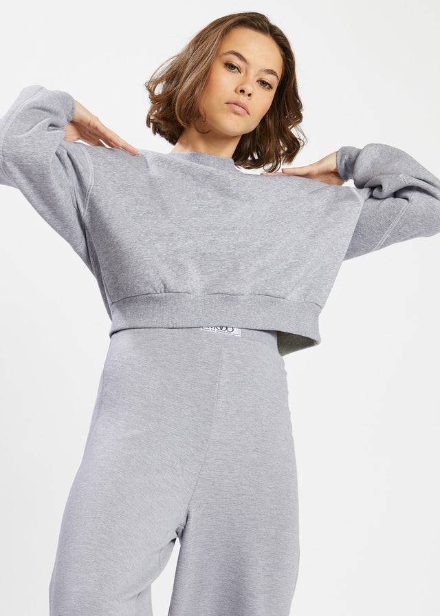 Image for Women's Plain Sweatshirt,Light Grey