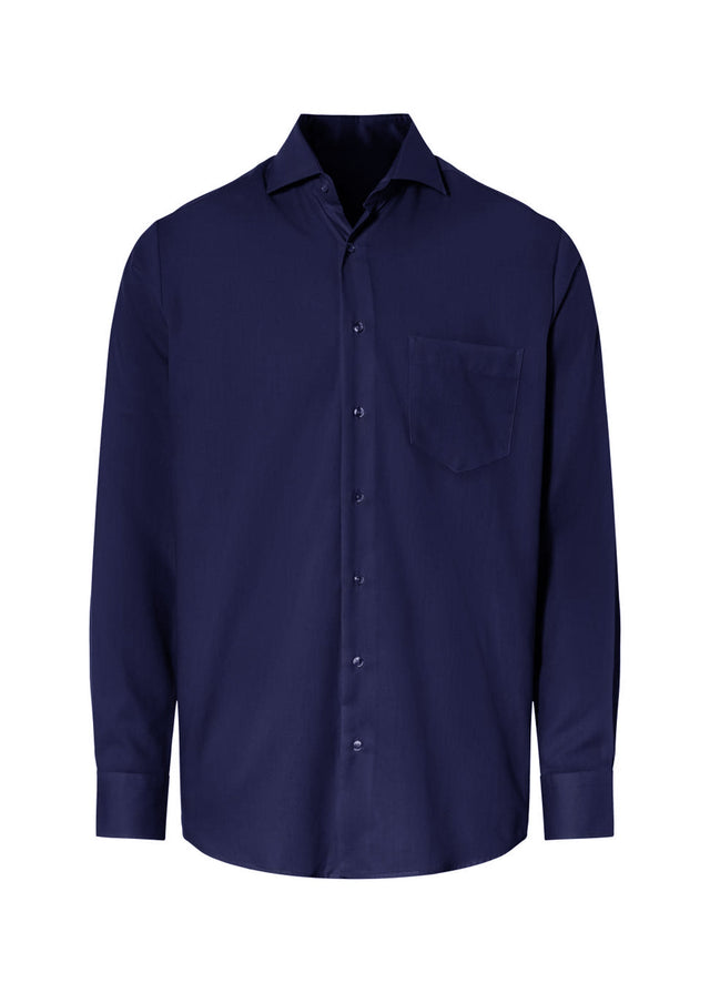 Image for Men's Plain Buttons Down Shirt,Navy