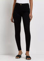 Image for Women's Plain Skinny Jeans,Black