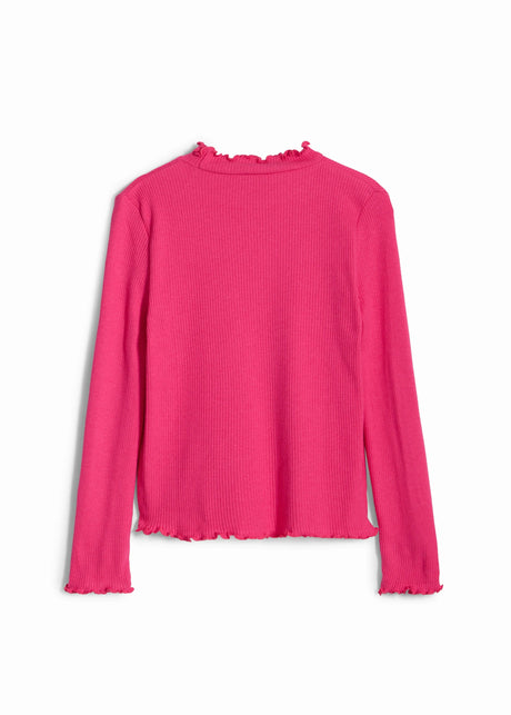 Image for Women's Ribbed Cropped Sweater,Pink