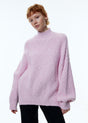 Image for Women's Oversized Knitted Sweater,Pink