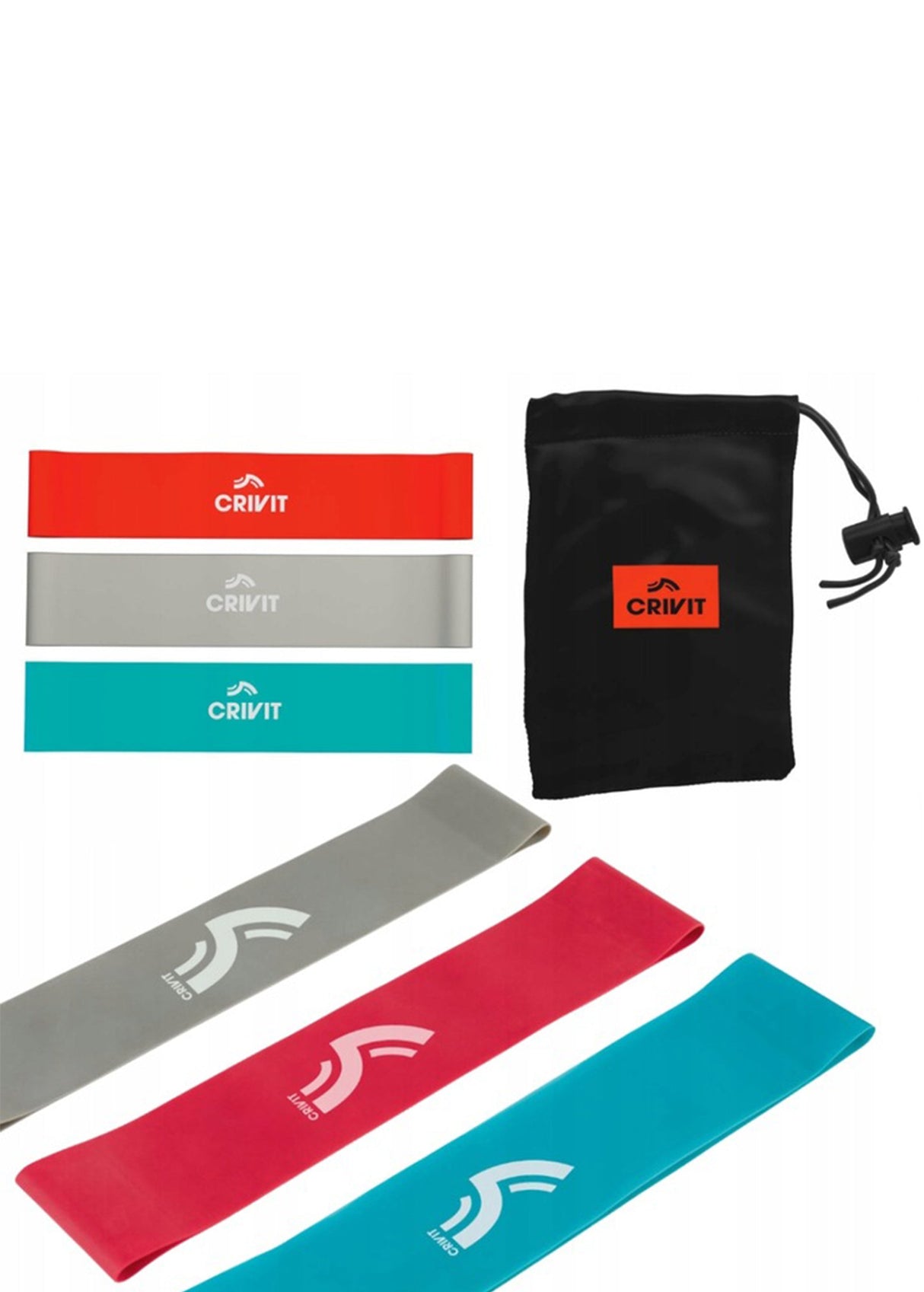 Image for Set Of 3 Fitness Resistance Bands For Exercises