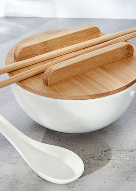Image for Ramen Set With Bamboo Lid