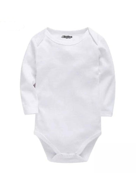 Image for Kids Boy's Plain Bodysuit,White