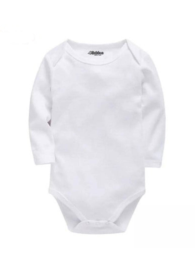 Image for Kids Boy's Plain Bodysuit,White