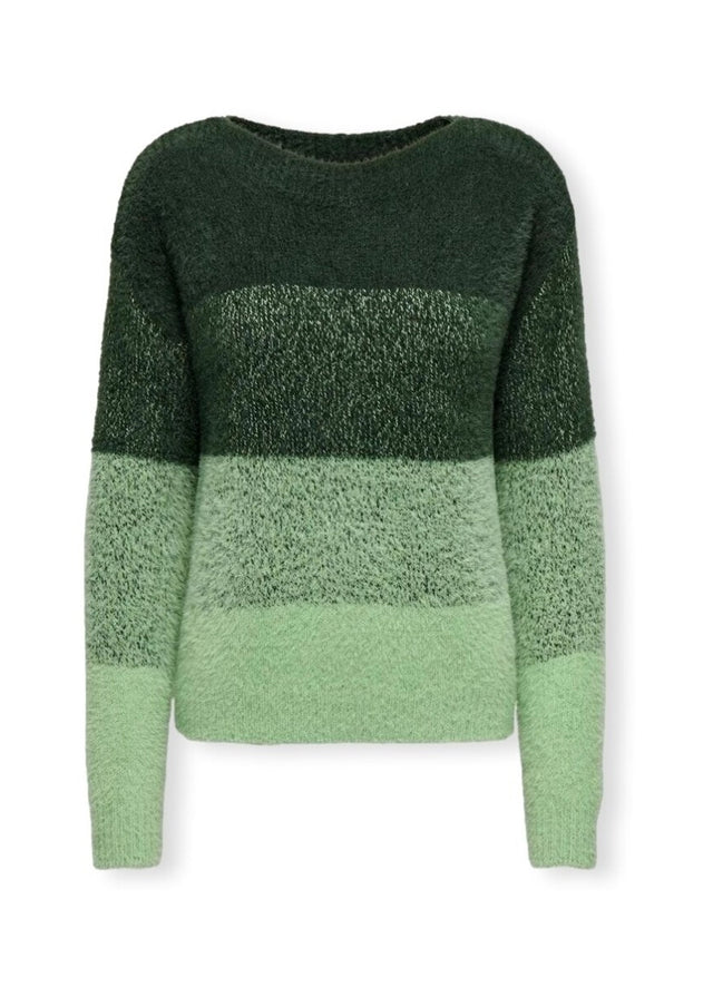 Image for Kids Girl's Colorblocked Sweater,Green