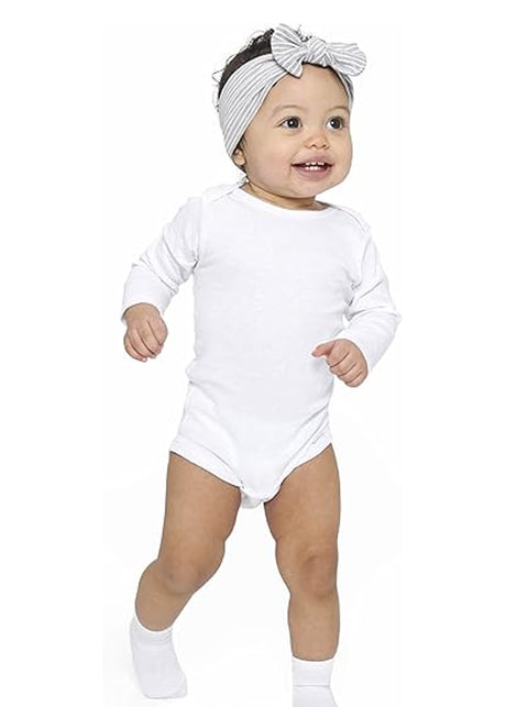 Image for Kids Girl's Plain Bodysuit,White