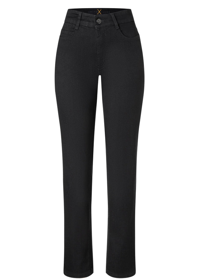 Image for Women's Plain Skinny Jeans,Black