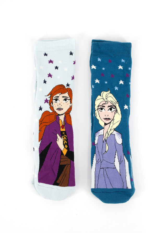 Image for Kids Girl's 2 Pairs Graphic Printed Long Socks,Multi