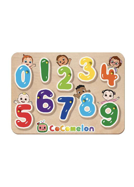 Image for Wooden Numbers Peg Board
