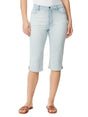 Image for Women's Washed Capri Jeans,Light Blue