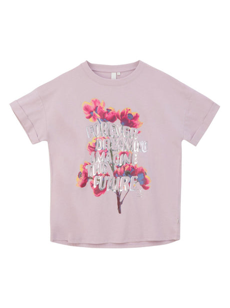 Image for Women's Graphic Printed T-shirt,Light Pink