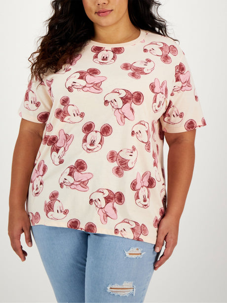 Image for Women's Graphic Printed T-Shirt,Light Beige