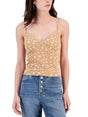 Image for Women's Printed Top,Brown