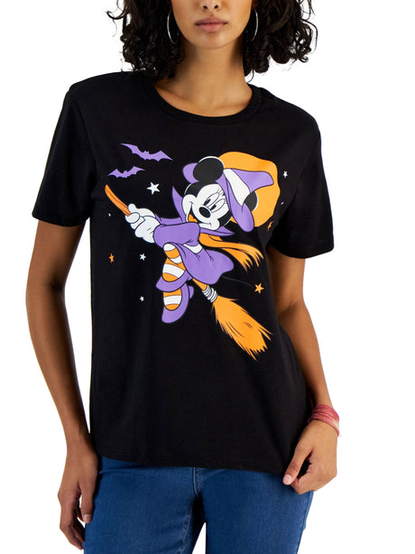 Image for Women's Graphic Printed T-Shirt,Black
